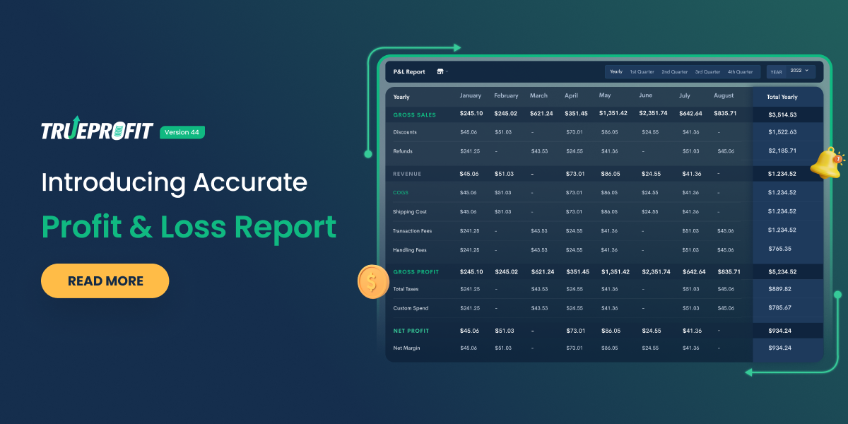 TrueProfit V44: Get Accurate Profit & Loss Report, Real-time Update