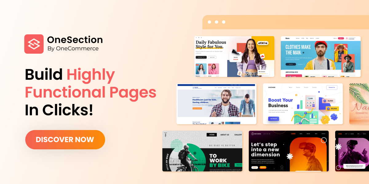 OneSection V1.1.0: Build Stunning Pages That Convert!