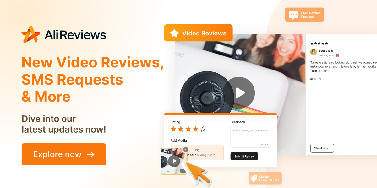 Ali Reviews V8.0 Important Update: Video Reviews, SMS Requests & Free Plan Changes