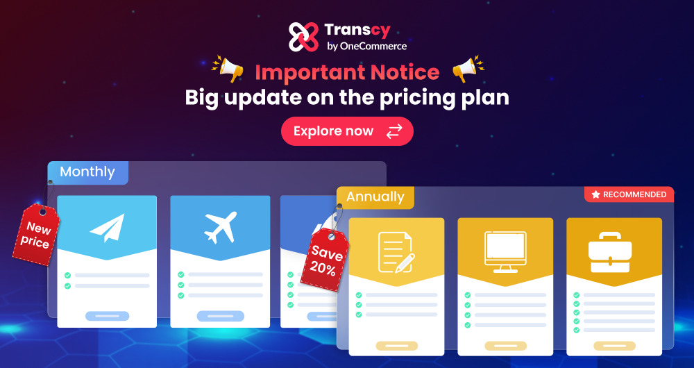 Transcy V4.31 Updates Pricing Plan & Unveils Annual Plan with Special Offer