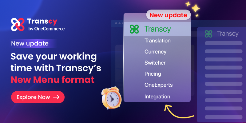 Transcy V4.32.2: Improved Navigation Menu for an Optimal User Experience