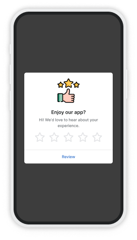 OneMobile’s App Review Pop-up 