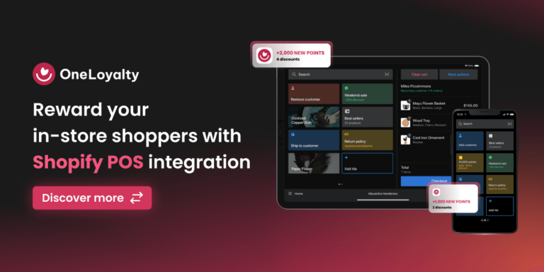 OneLoyalty Shopify POS integration what's new banner